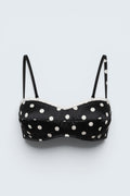 Топ Polka Dots с Дантела