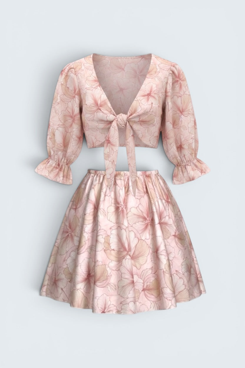 Сет Pink Flower x Мини Пола