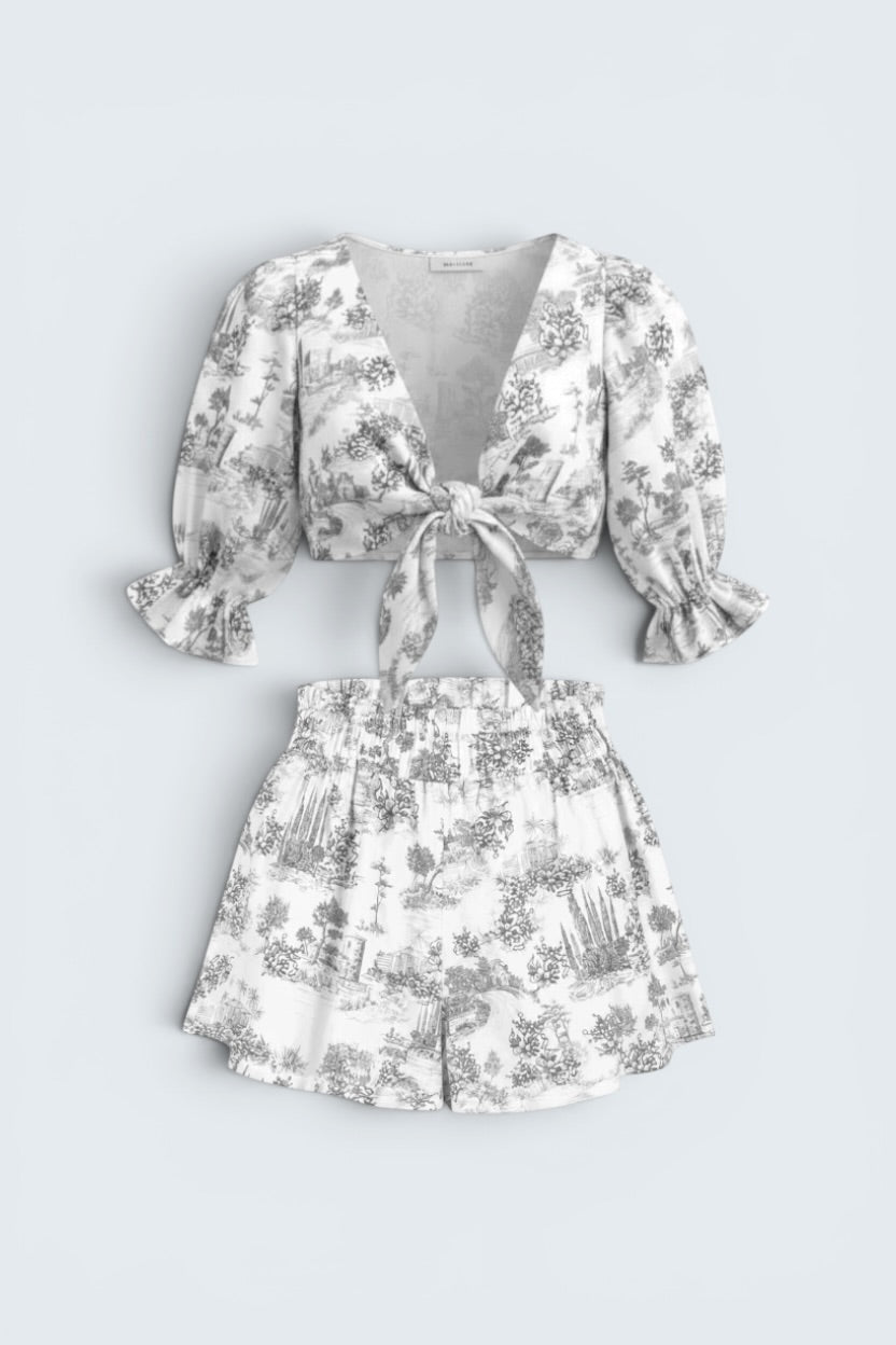 Set J’ADORE Grey x Shorts