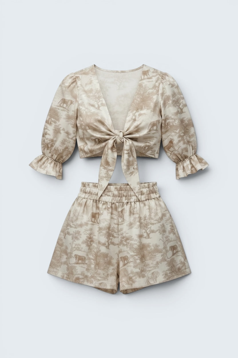 Сет J’ADORE Beige x Панталонки