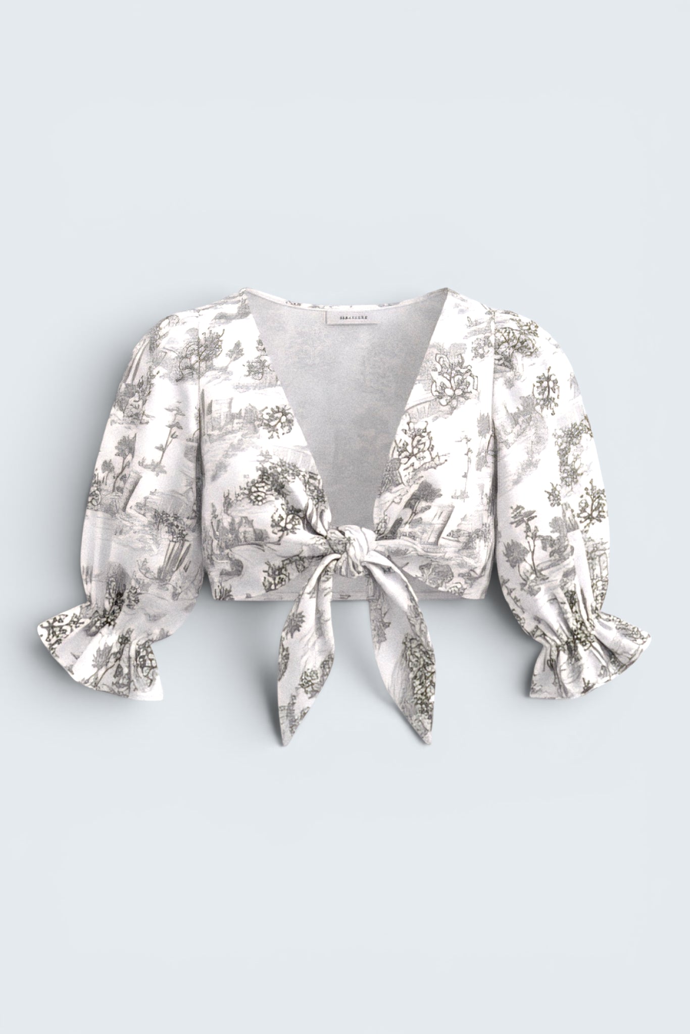 Shirt with Puff Sleeves J'ADORE Grey